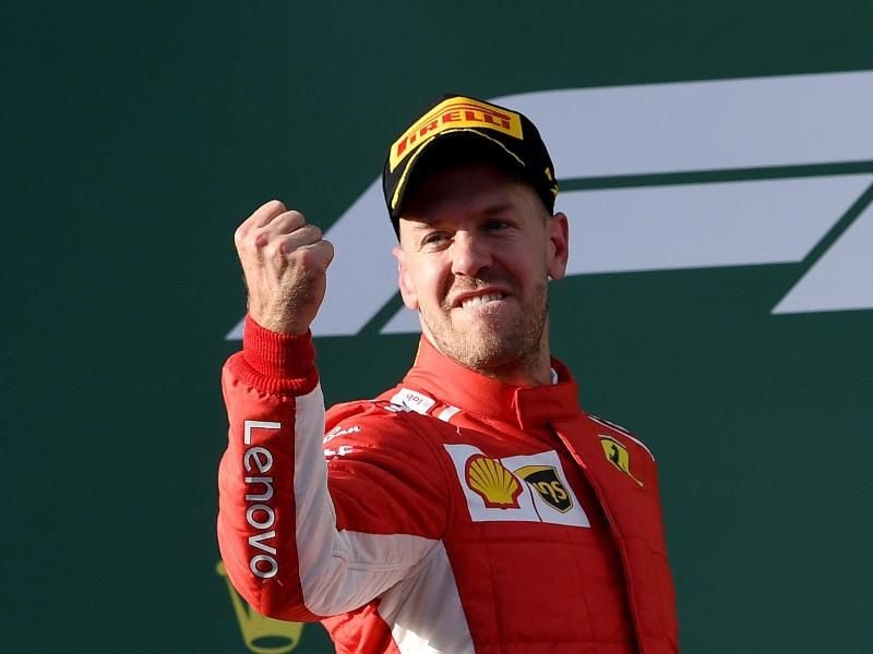 Nach dem glücklichen Sieg in Australien hofft Sebastian Vettel in Bahrain auf den nächsten Coup. Foto: Joe Castro/AAP