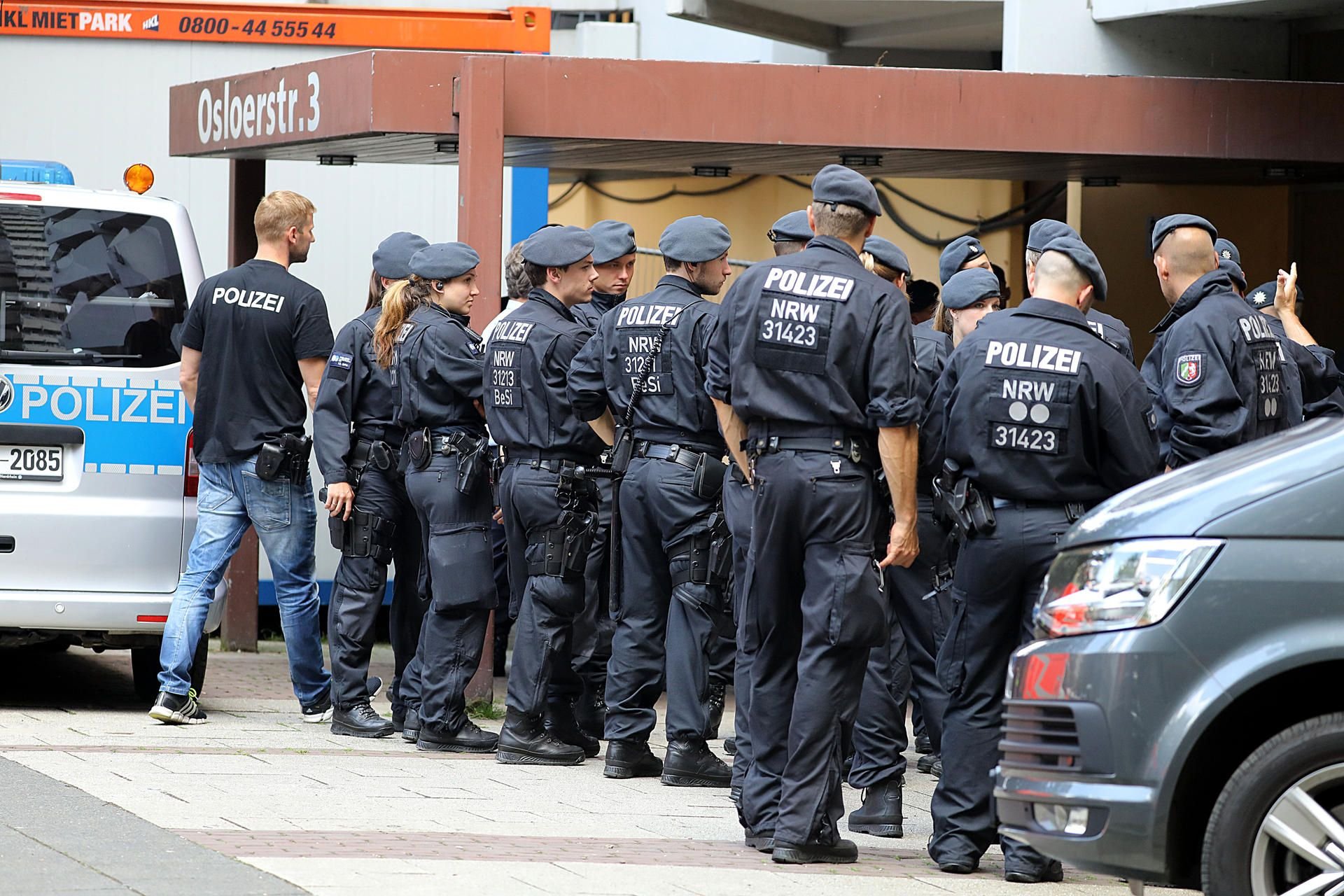 In einem Wohnkomplex in der Osloerstraße in Köln-Chorweiler wurde hochgiftiges Rizin gefunden.