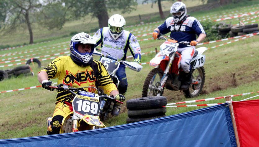Motorrad-Biathlon in Klöden