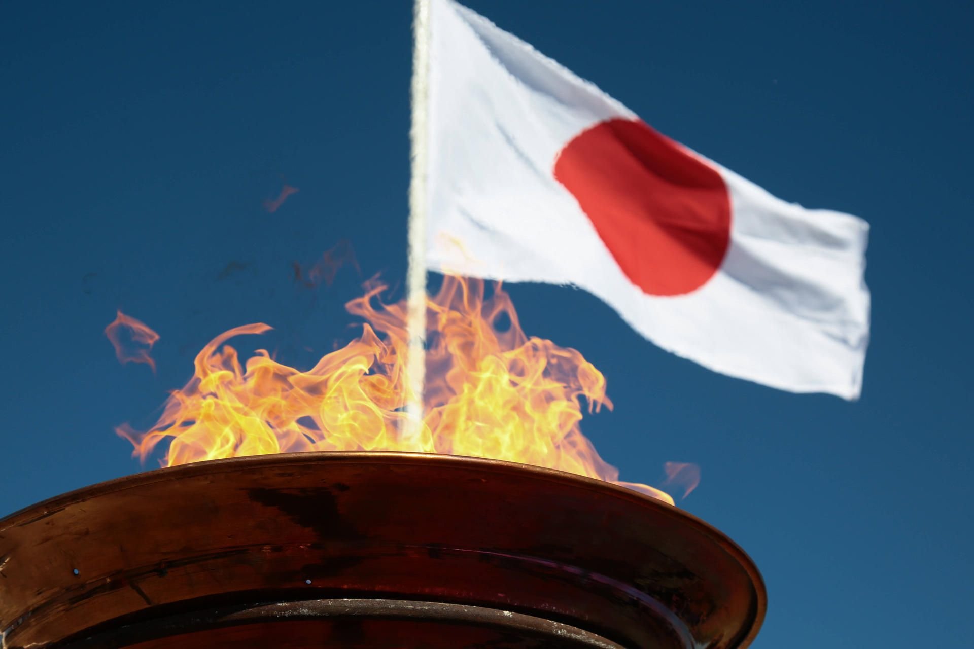 Das Olympische Feuer soll nun erst 2021 in Tokio brennen.