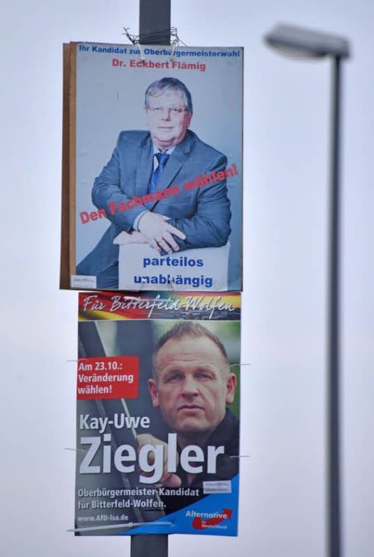 Vor und nach der Stimmabgabe nah beieinander: Flämig und Ziegler