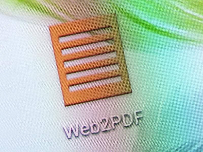 Talentiert: Man muss man nur die gewünschte Internetadresse in Web2PDF hereinkopieren und schon speichert die App die Seite im PDF-Format auf dem Mobilgerät. Foto: Andrea Warnecke