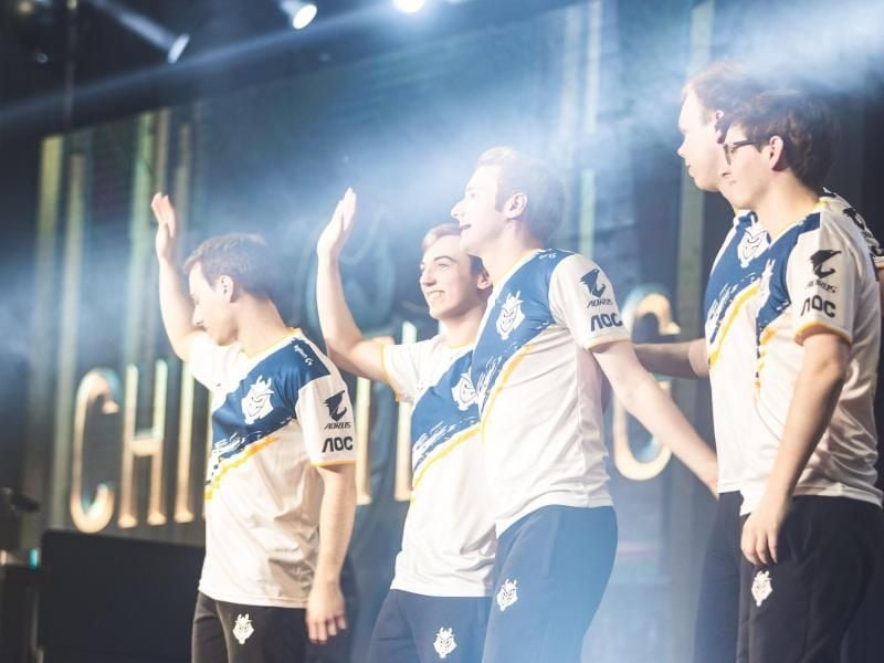 G2 konnte sich in nur 27 Minuten gegen den den koreanischen Favoriten SKT durchsetzen. Foto: Riot Games