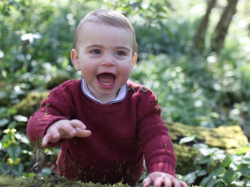 Temperamentvoll: Prinz Louis Anfang April 2019 auf dem Landwohnsitz in der Grafschaft Norfolk - aufgenommen von seiner Mutter Kate. Foto: Duchess Of Cambridge