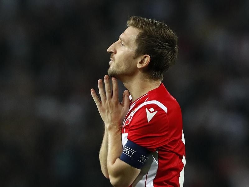 Mit Roter Stern Belgrad auf Kurs Königsklasse: Ex-Nationalspieler Marko Marin. Foto: Darko Vojinovic/AP