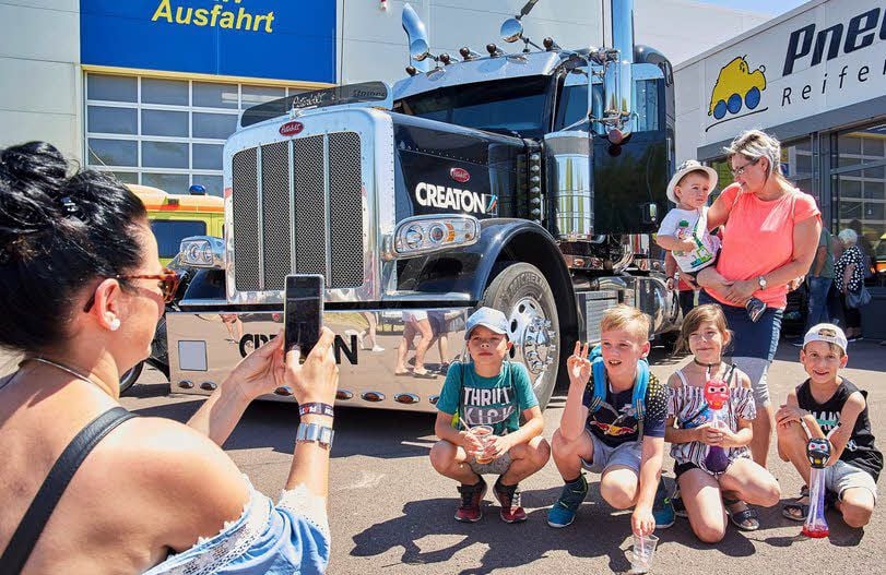 Mit diesem Truck lässt man sich gerne ablichten.