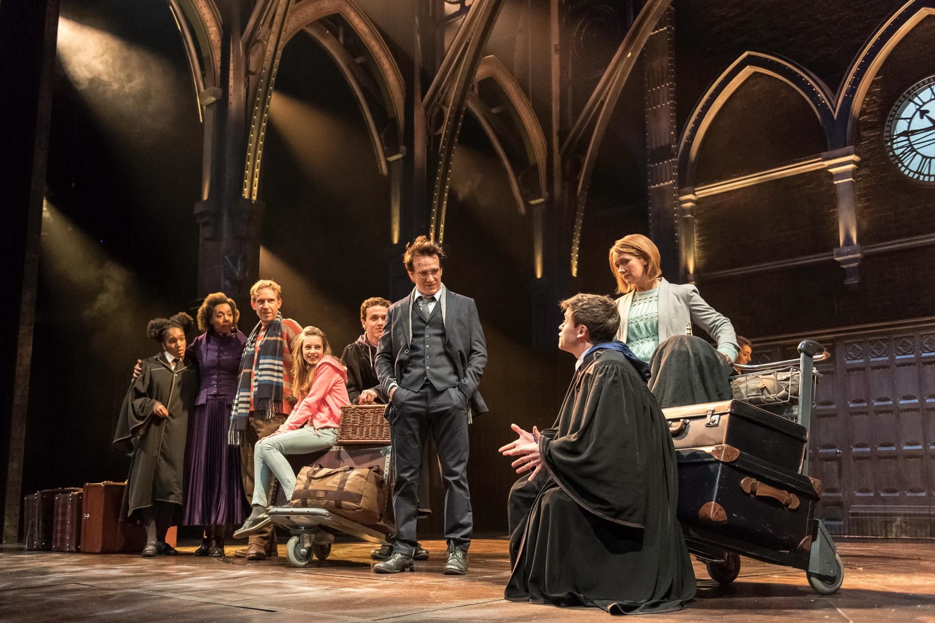 Eine Szene des Theaterstücks «Harry Potter und das verwunschene Kind» am Londoner Palace Theatre