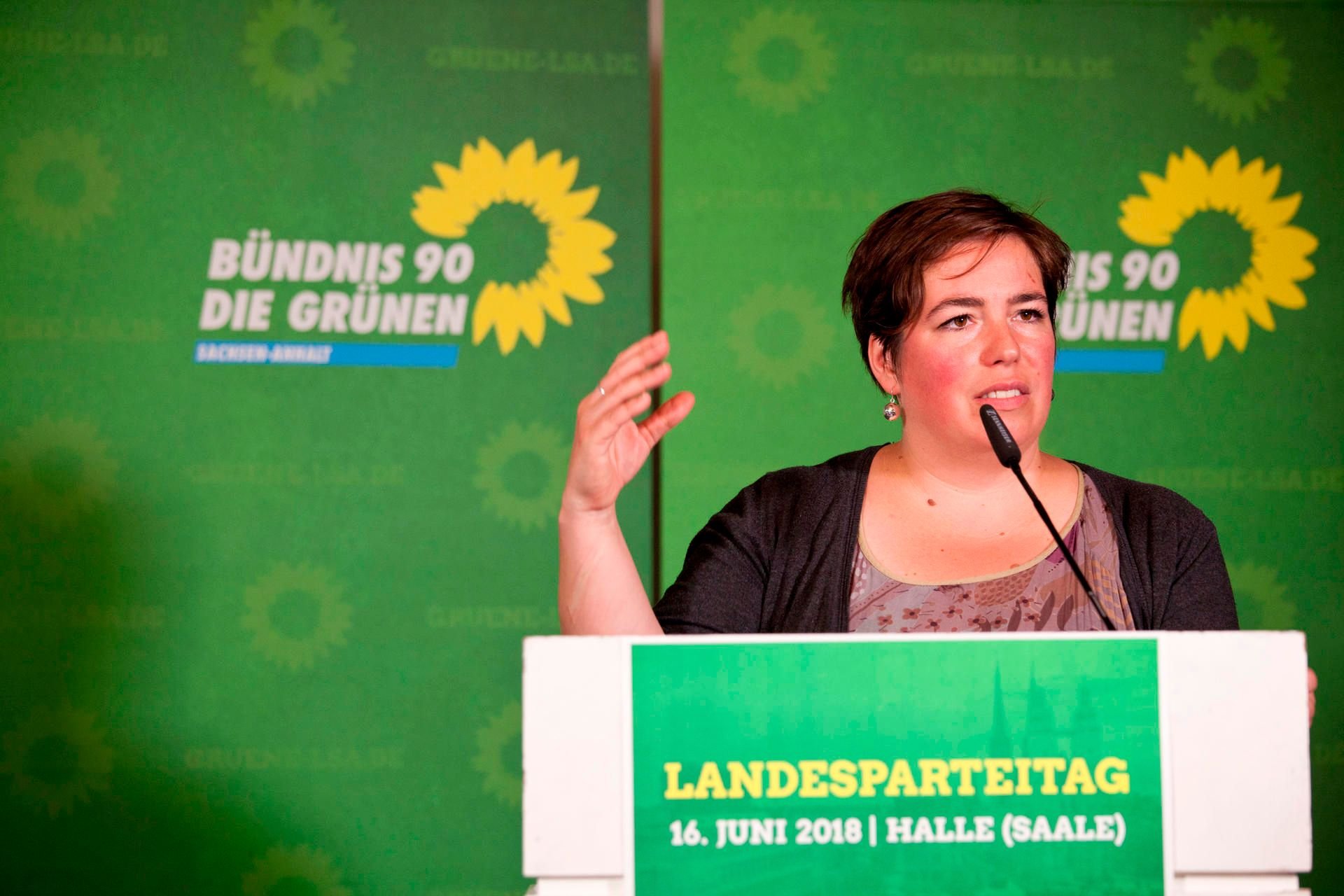 Sachsen-Anhalts Grünen-Vorsitzende Susan Sziborra-Seidlitz muss künftig ihre Wortwahl gegenüber der AfD-Fraktion überdenken.