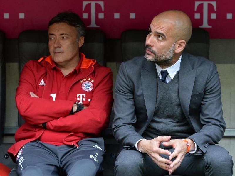 Hat einen neuen Job in Brasilien: Ex-Guardiola-Assistent: Domenec Torrent (l). Foto: picture alliance / dpa