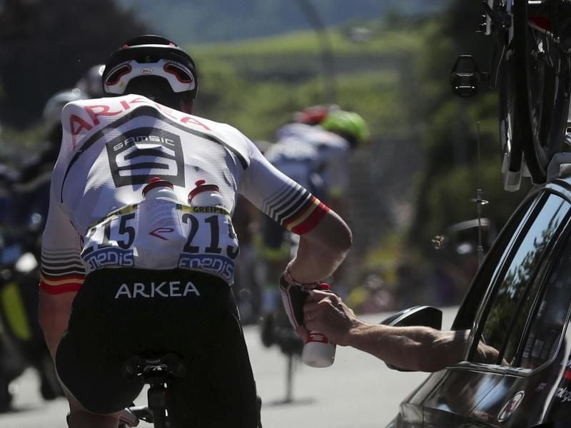 Will auf der elften Etappe nicht nur Wasserträger sein: André Greipel. Foto: Thibault Camus/AP
