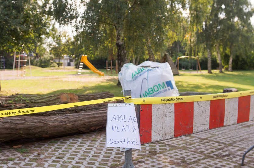 Als erstes soll der Spielplatz erneuert werden.
