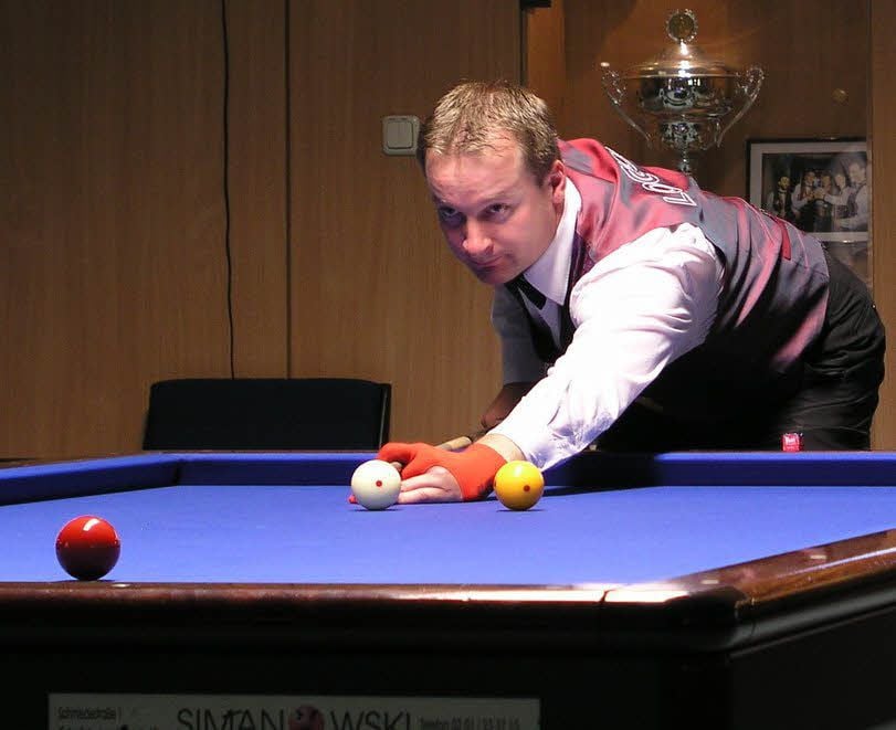 Michael Puse spielt für Magdeburg in der Billard-Bundesliga.