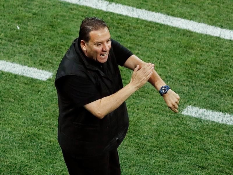 Im letzten Gruppenspiel gegen Belgien will Tunesiens Trainer Nabil Maaloul voll auf Angriff setzen. Foto: Rebecca Blackwell/AP