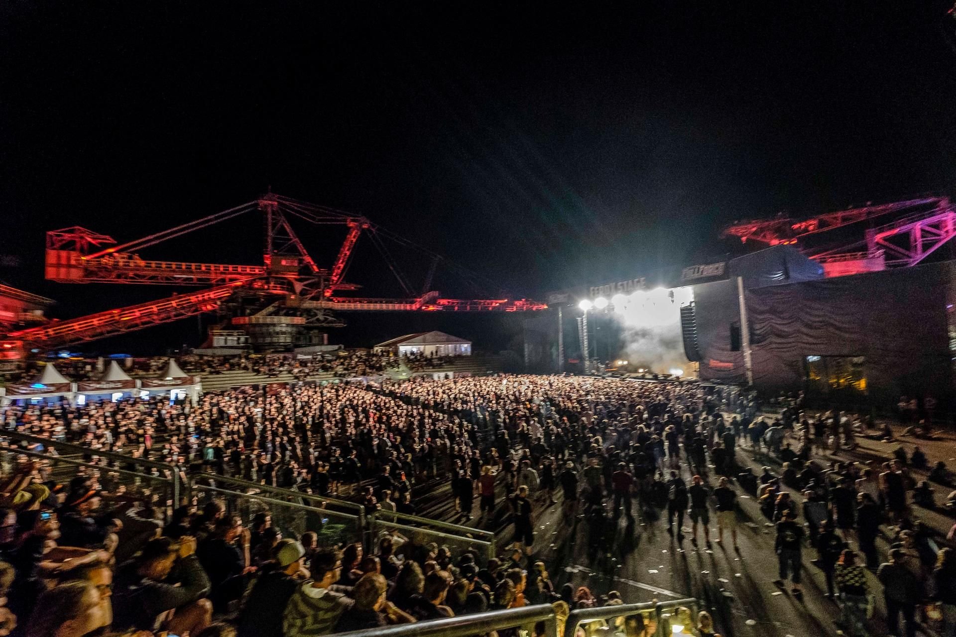 Die Polizei ist zufrieden mit dem Verlauf des "With Full Force" in Ferropolis.