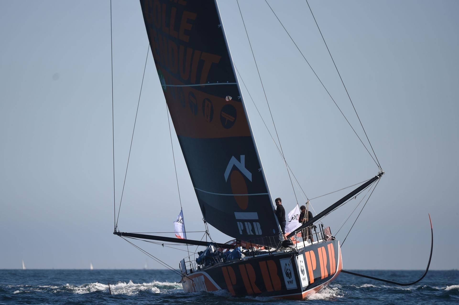 Der französische Skipper Kevin Escoffier hat am 30. November 2020 ein Notsignal ausgelöst.