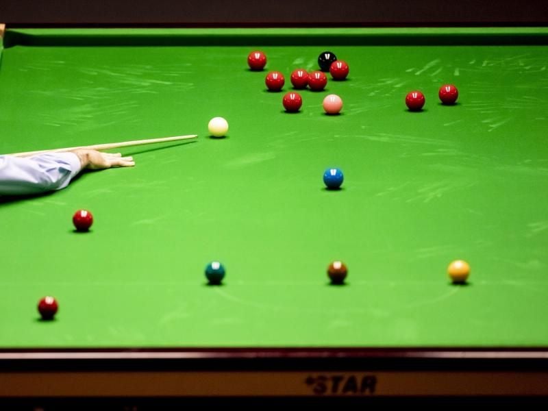 300 Zuschauer vor Ort können die Snooker-WM in Sheffield live verfolgen. Foto: Christoph Soeder/dpa