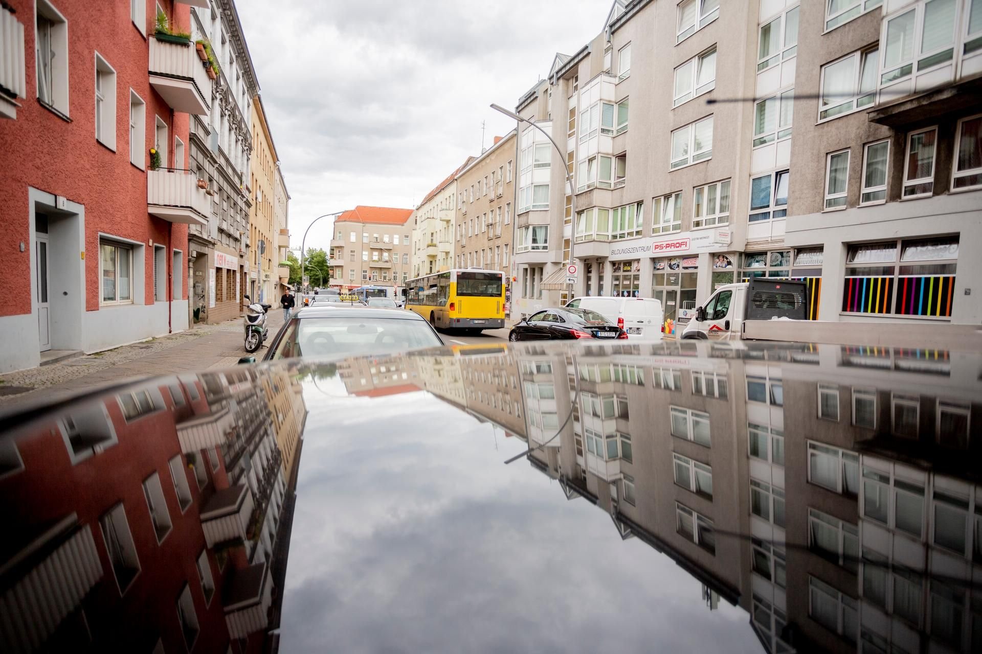 Ein Abschnitt der Silbersteinstraße in Berlin-Neukölln 
