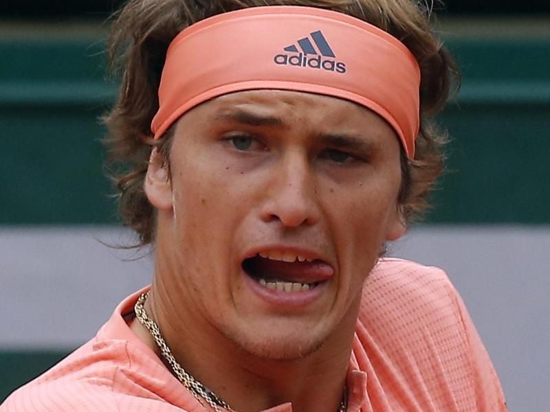Durch eine Oberschenkelblessur ausgebremst. Alexander Zverev. Foto: Michel Euler/AP