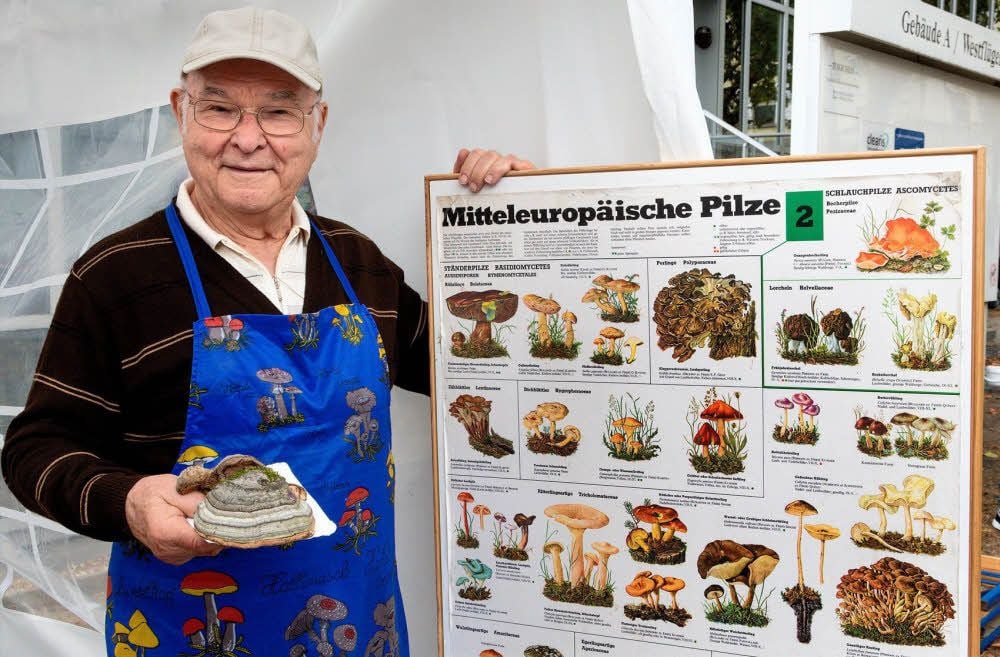 Der Leunaer Pilzsachverständige Rudolf Sowada berät Sammler seit 1975 bei allen Fragen rund um den Pilz.