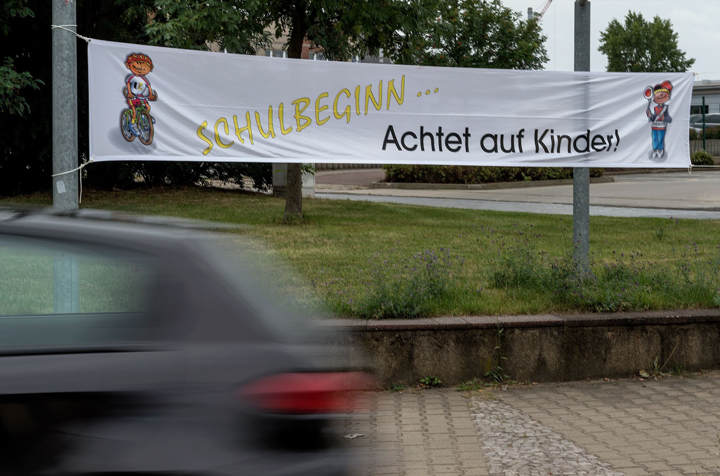 Banner zum Schulbeginn