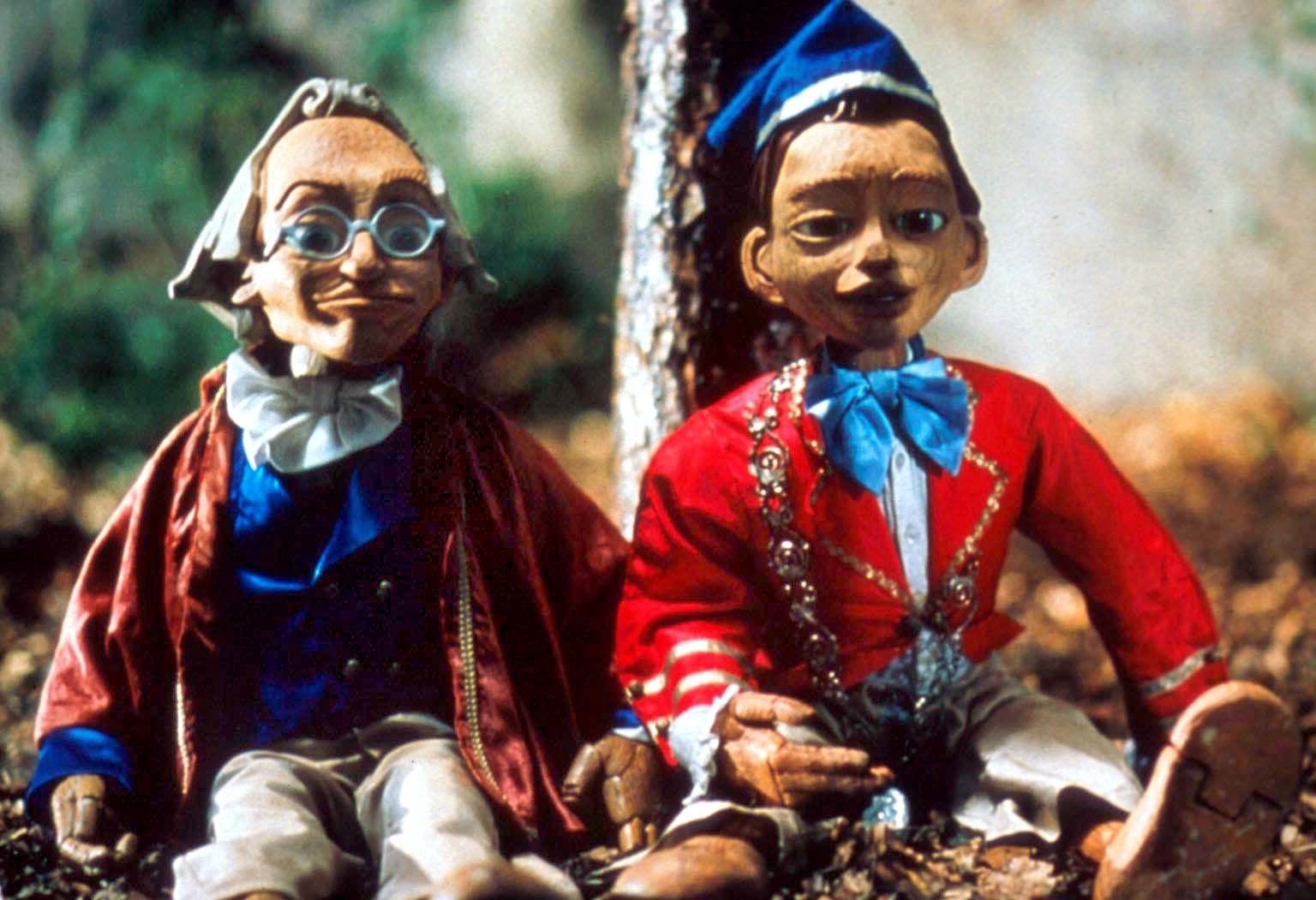 Pinocchio (r.) in einer anderen Film-Version.