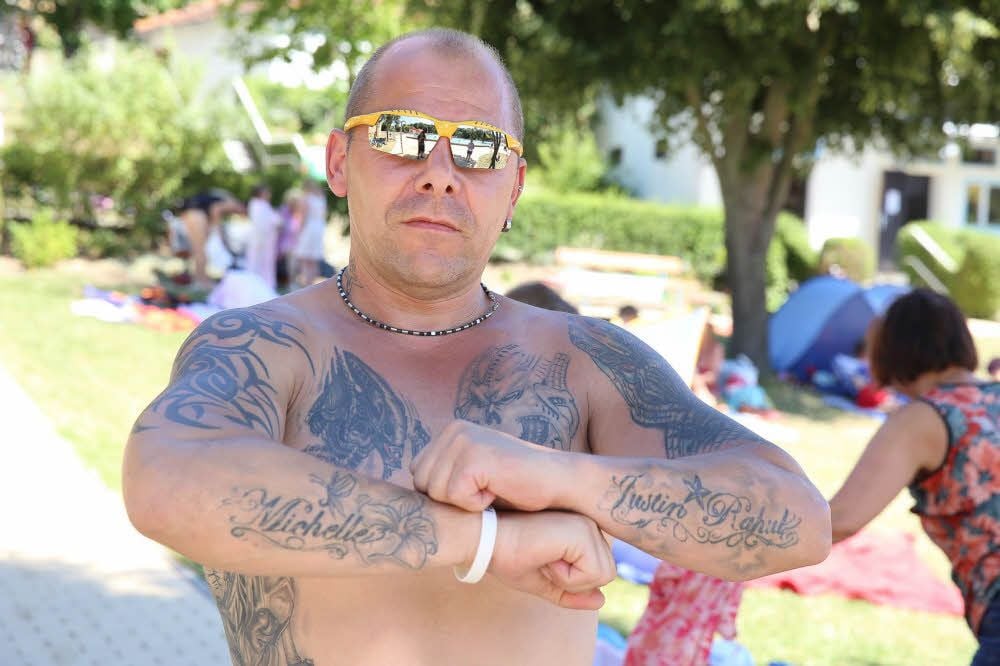 Matthias Seibiger wurde wegen seiner Tattoos vom Arbeitgeber abgelehnt.