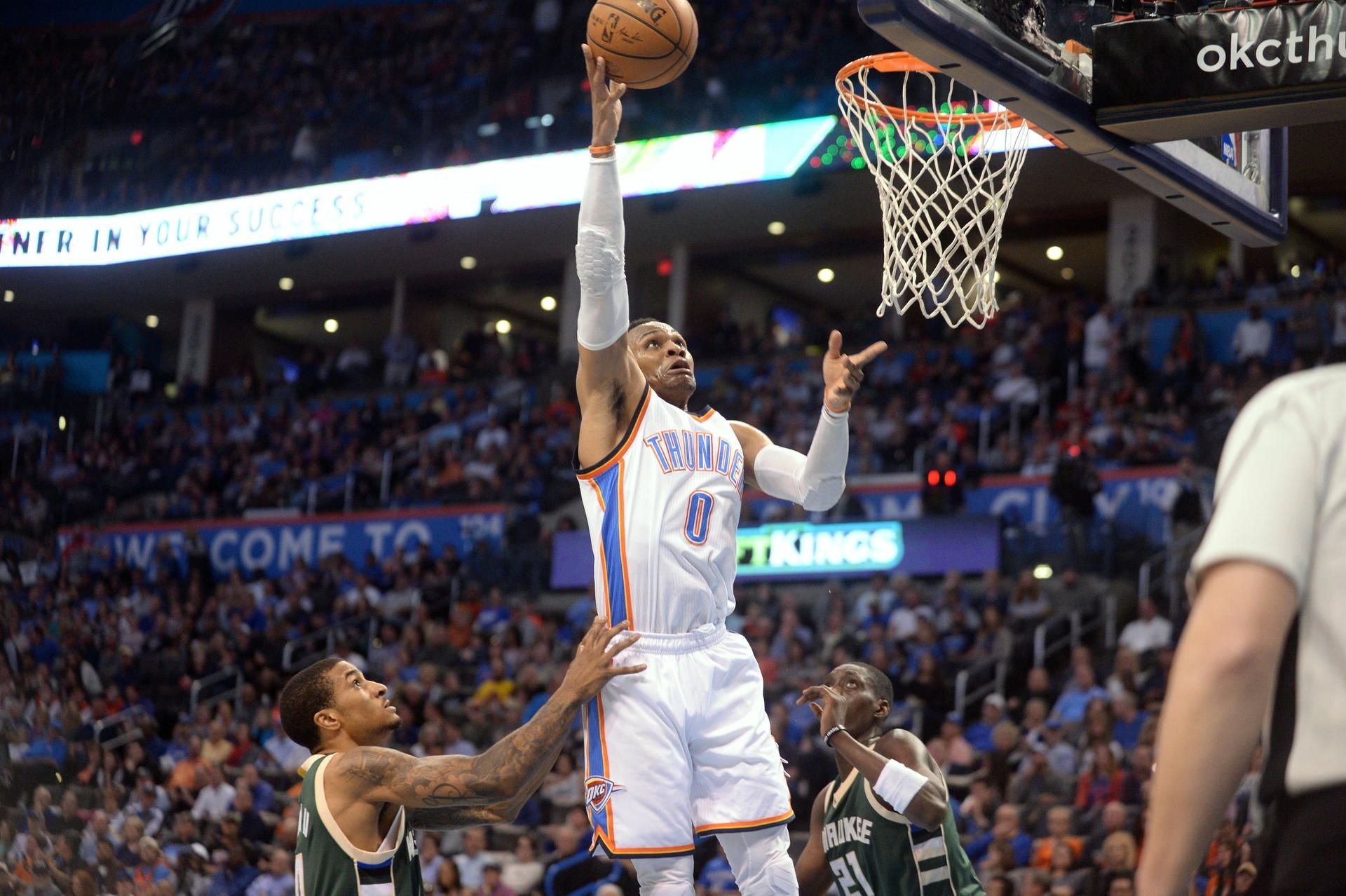 Russell Westbrookvon Oklahoma City Thunder.
