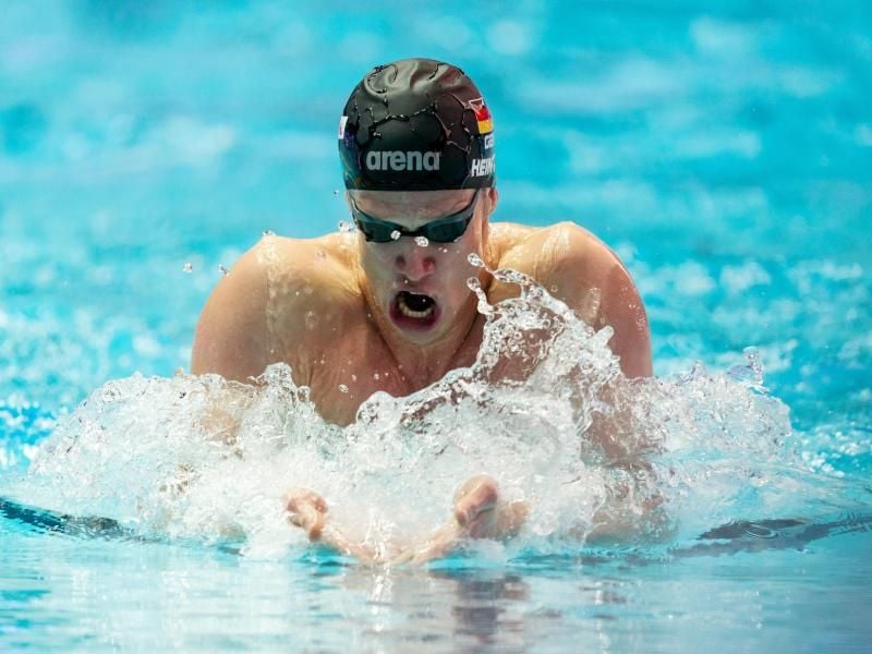 Wurde über 200 Meter Lagen nur Vierter: Philip Heintz. Foto: Bernd Thissen