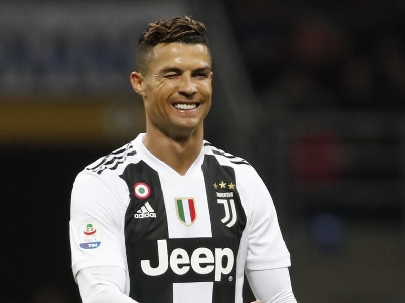 Cristiano Ronaldo sicherte Juventus Turin mit seinem Tor das Unentschieden gegen Inter Mailand. Foto: Antonio Calanni/AP