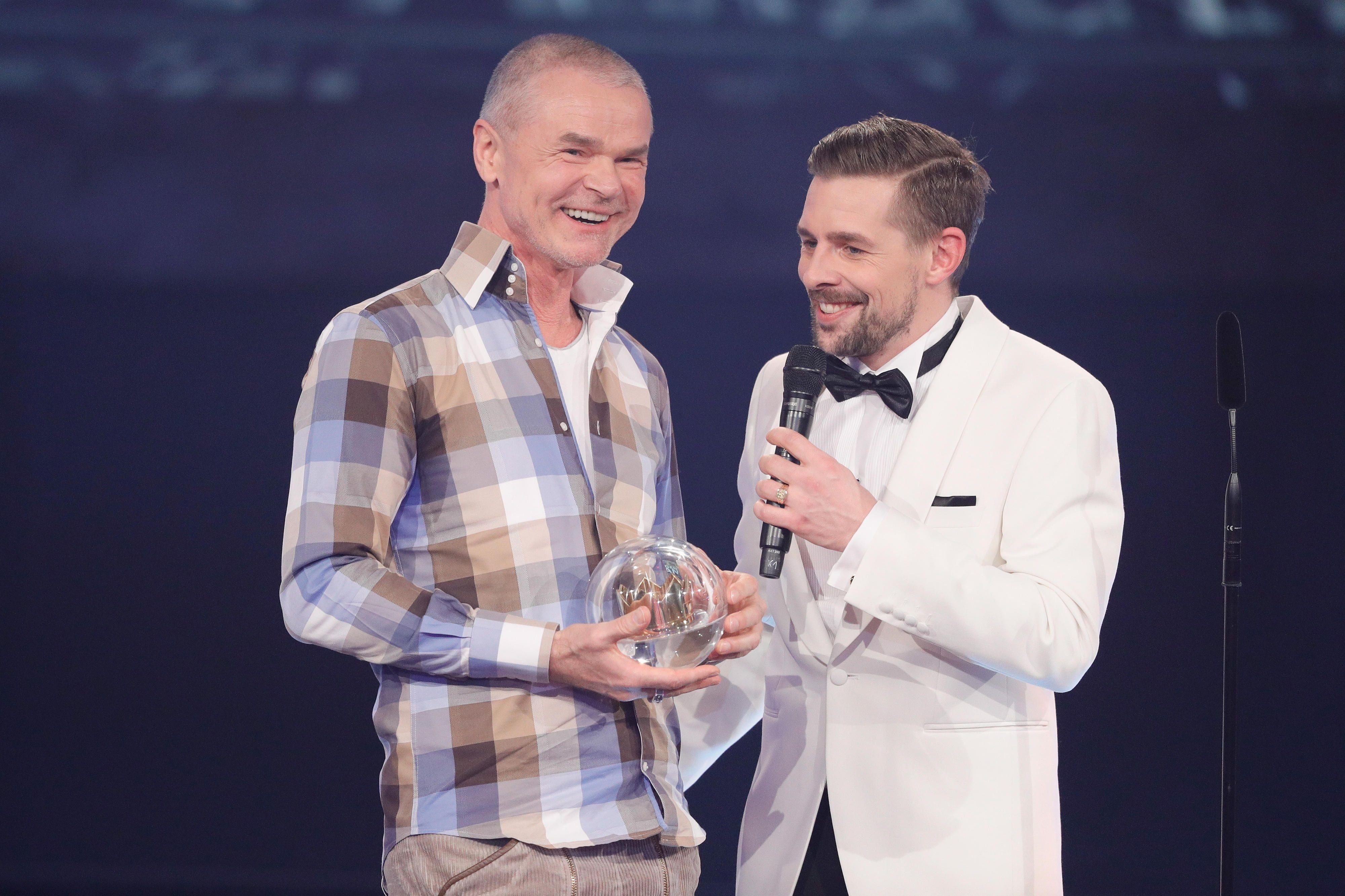 Jürgen Domian und Klaas Haufer-Umlauf bei der 1Live Krone.