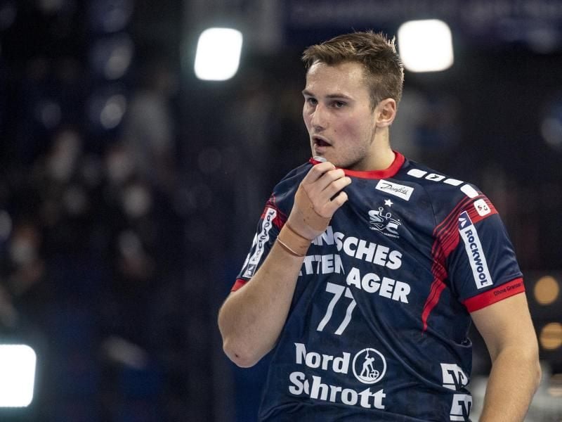 Magnus Rød erzielte acht Tore für die SG Flensburg-Handewitt. Foto: Axel Heimken/dpa