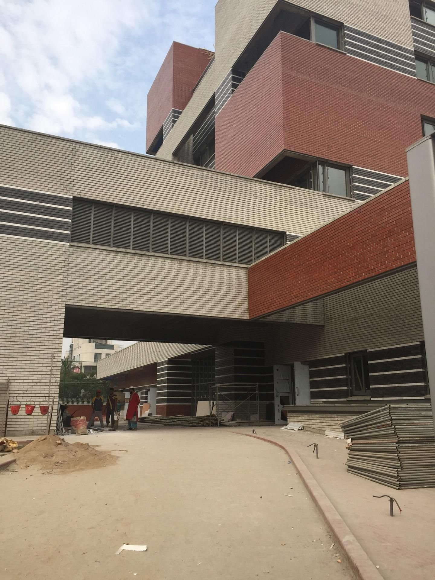 Das neue Botschaftsgebäude in Dhaka.