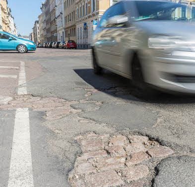 Die Thomasiusstraße ist in einem schlechten Zustand.