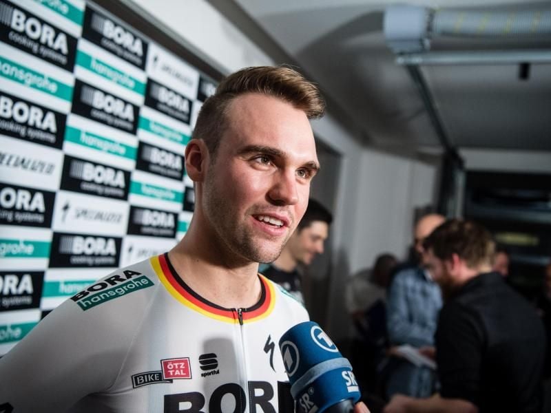 Maximilian Schachmann hat die Teilnahme an der Tour de France schon so gut wie abgeschrieben. Foto: Matthias Balk/dpa