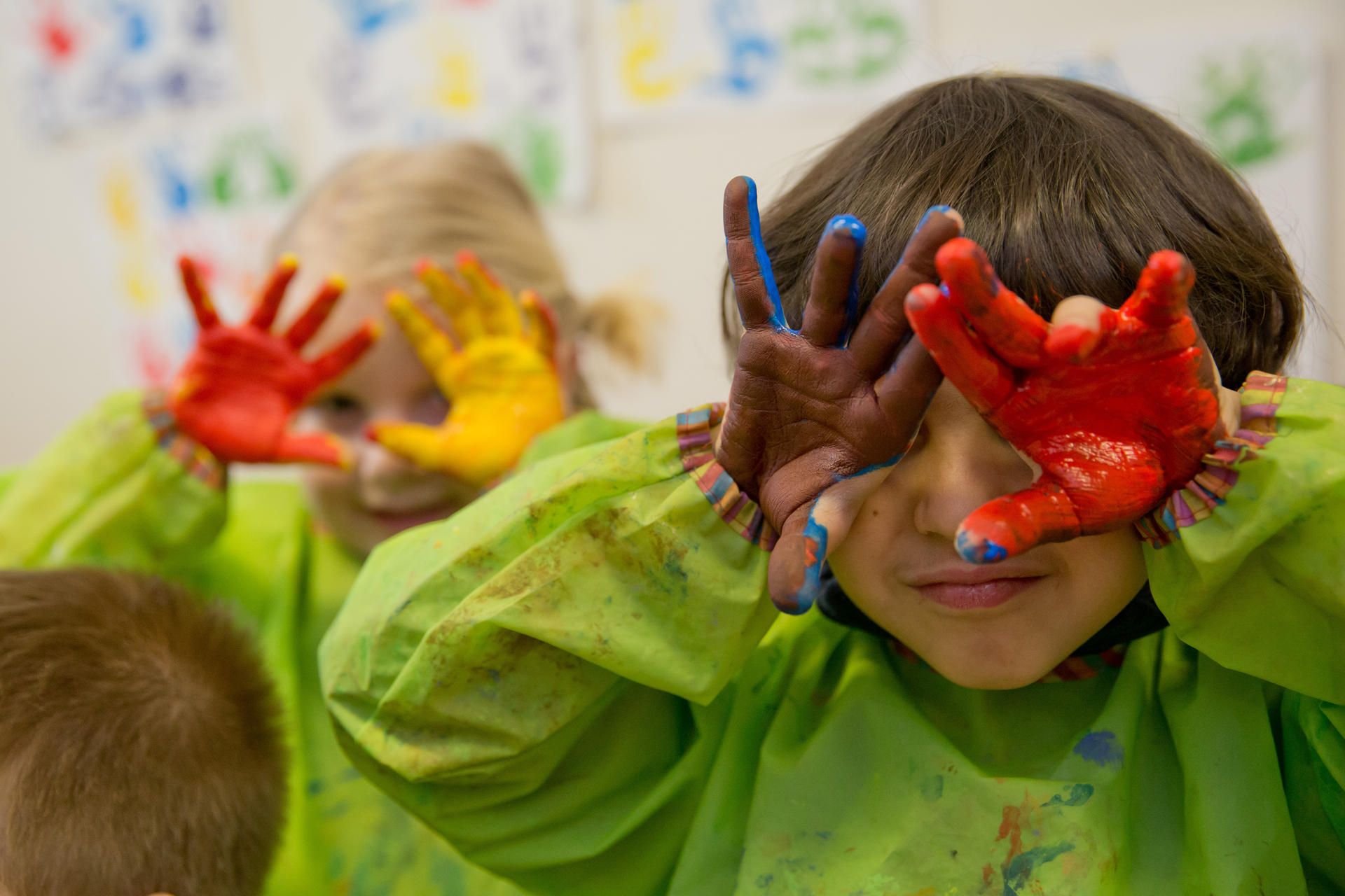Kinder im Kindergarten