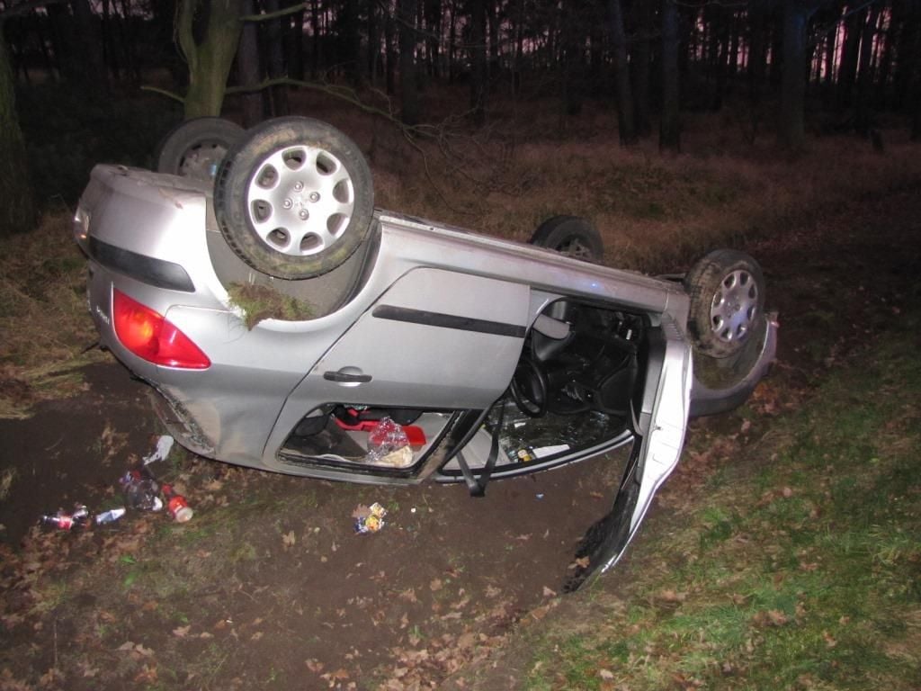 Der Fahrer des Peugeot verlor in einer Kurve die Kontrolle über das Auto.
