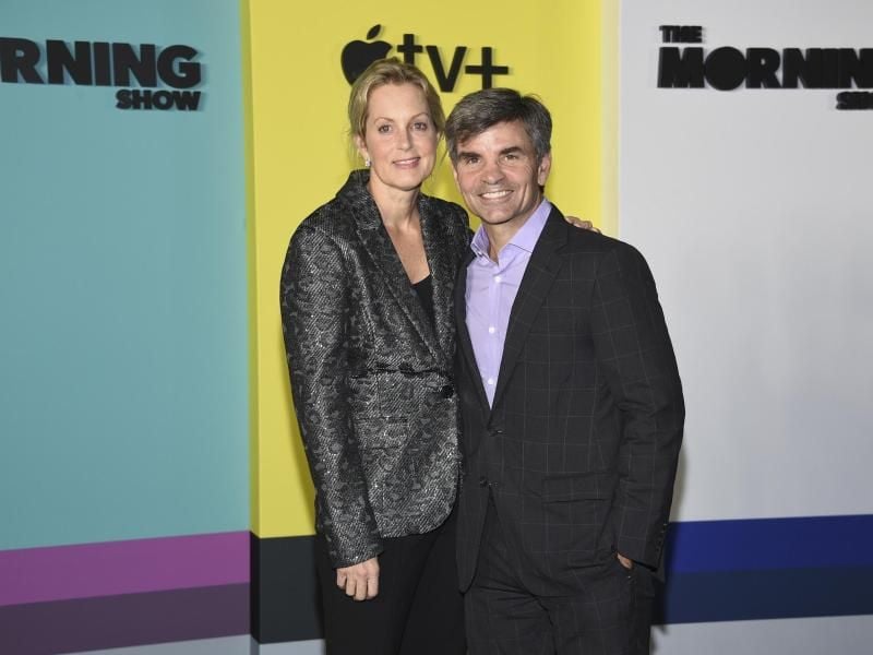 Ali Wentworth und ihr Ehemann George Stephanopoulos bei der Weltpremiere von „The Morning Show” von Apple TV+. Foto: Evan Agostini/Invision/AP/dpa