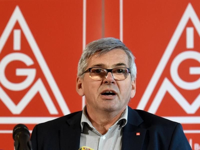 Der IG-Metall-Bundesvorsitzende Jörg Hofmann . Foto: Holger Hollemann/Archiv