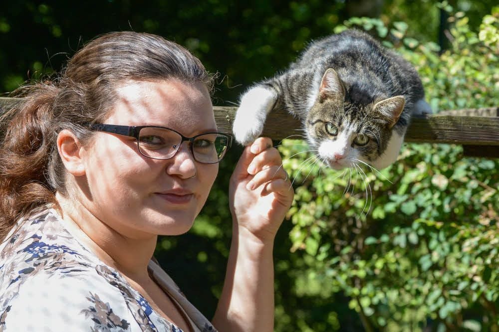 Sarah Krämer ist die neue leitende Mitarbeiterin im Tierheim Köthen.