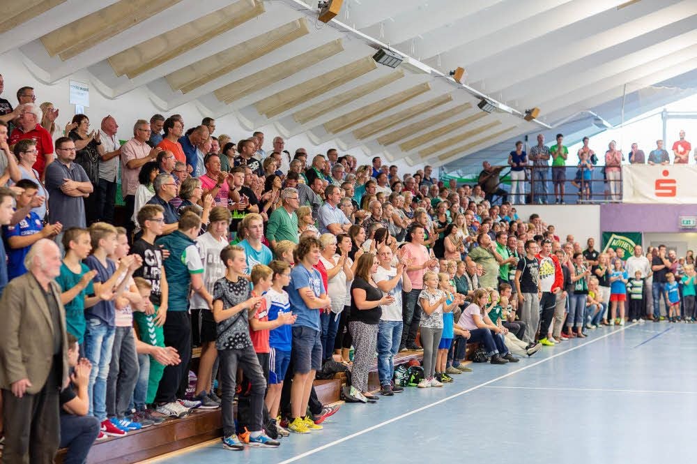 Auf eine so gefüllte Halle hofft die HG 85 Köthen auch zum Internationalen Anhalt-Cup.