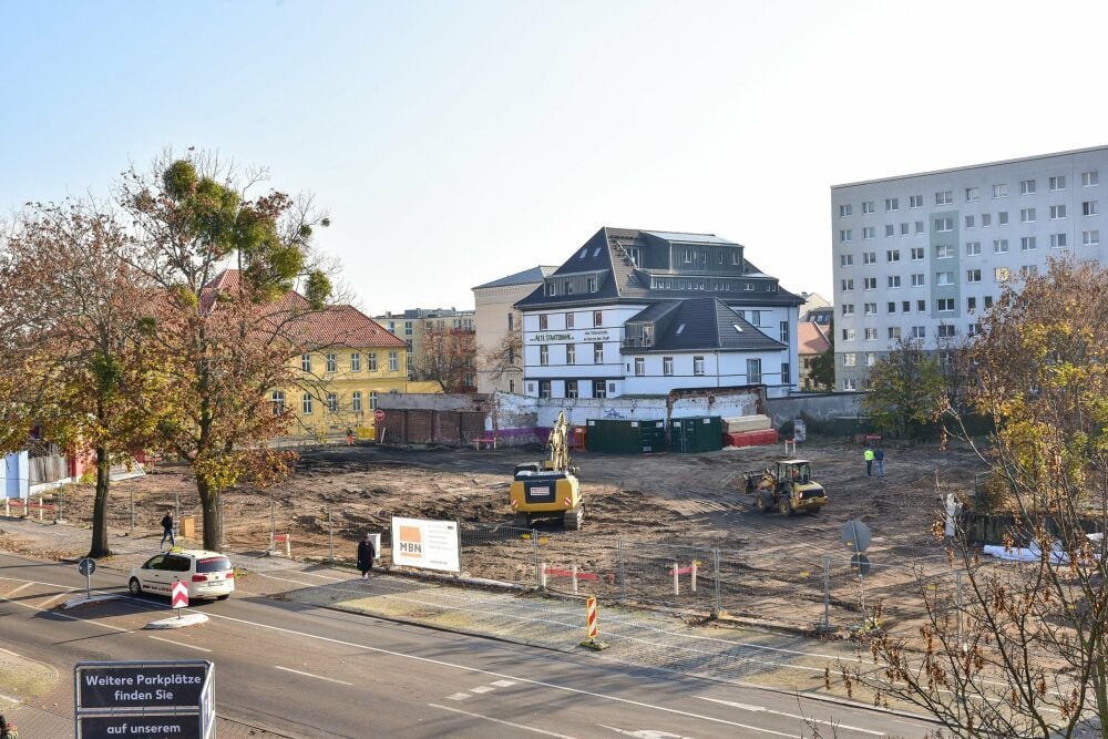 Baustart ist hier am Jahresbeginn 2021.