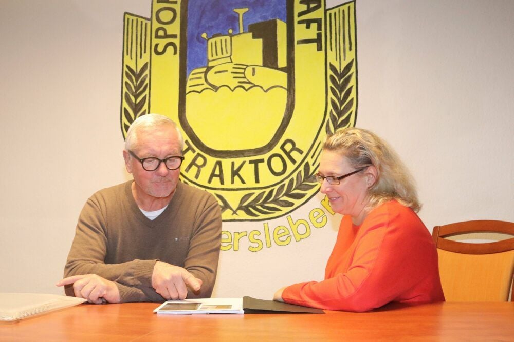 Wolfgang Rauch und Katrin Stradler sind die Macher bei Traktor Sandersleben.