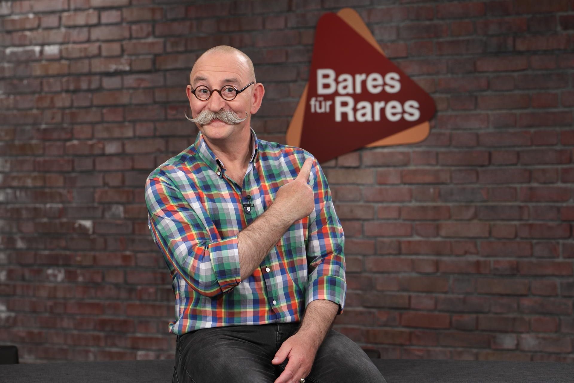 Moderiert die Sendung seit der ersten Folge: Horst Lichter ist das Gesicht von „Bares für Rares“ im ZDF.