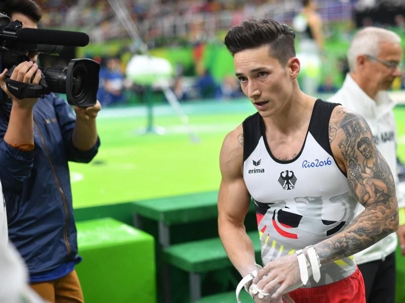 Marcel Nguyen führte die Riege in der Team Challenge beim DTB-Pokal in Stuttgart auf den zweiten Platz. Foto: Lukas Schulze/Archiv
