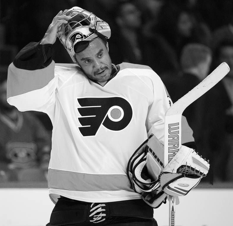 Ray Emery, hier 2015 im Trikot der Philadelphia Flyers.