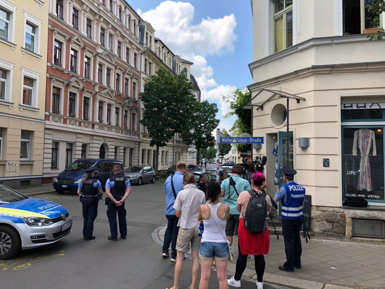 Der Einsatzort war weiträumig abgesperrt.