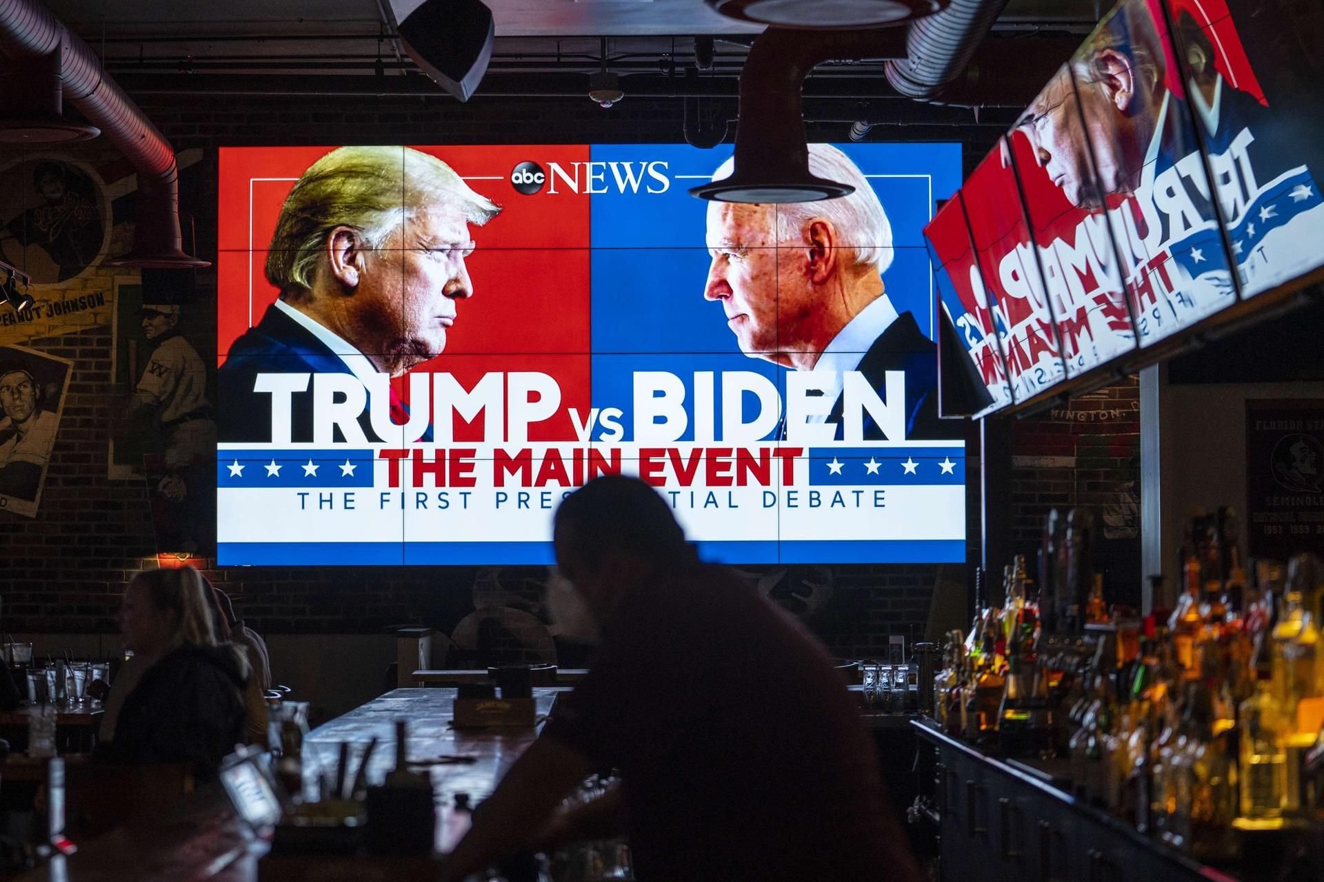 Donald Trump und Joe Biden lieferten sich ein chaotisches TV-Duell.