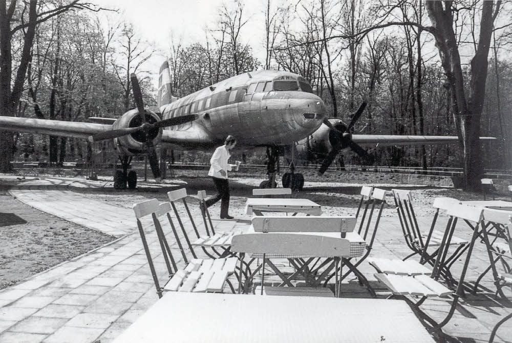 Von 1971 bis 1988 ein Publikumsmagnet - das Flugzeugcafé.