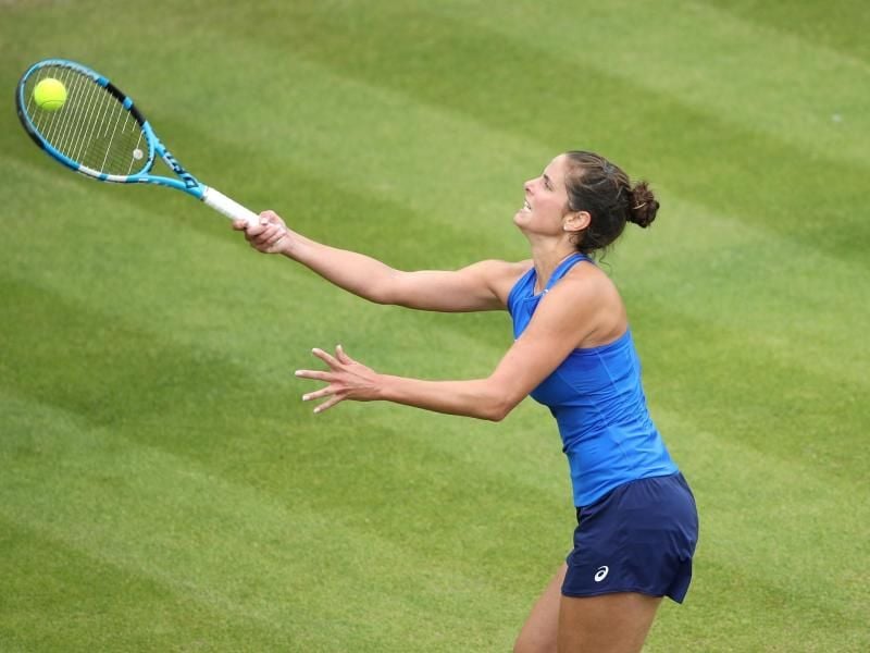 Bekommt es mit Serena Williams zu tun: Julia Görges aus Deutschland in Aktion. Foto: Tim Goode