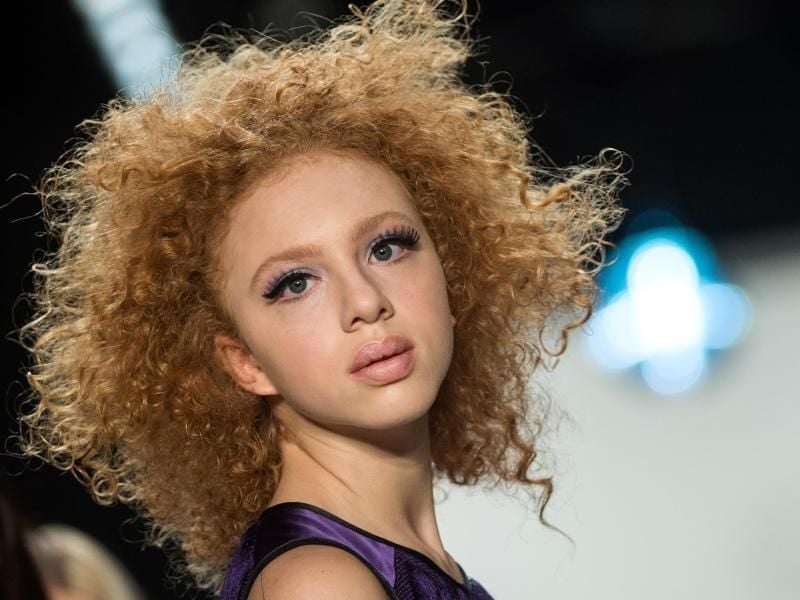 Anna Ermakova 2015 bei der Fashion Week in Berlin. Foto: Bernd von Jutrczenka